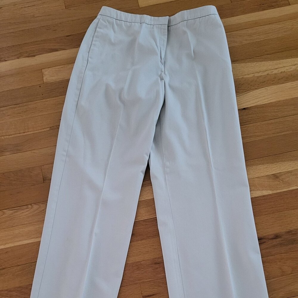 summer Brooks Bros tan khakis